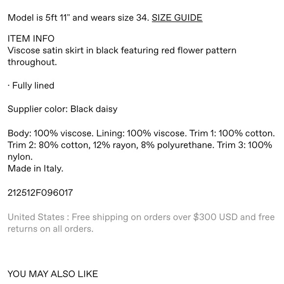 Meryll Rogge Orange Floral Daisy Skirt - Picture 7 of 7